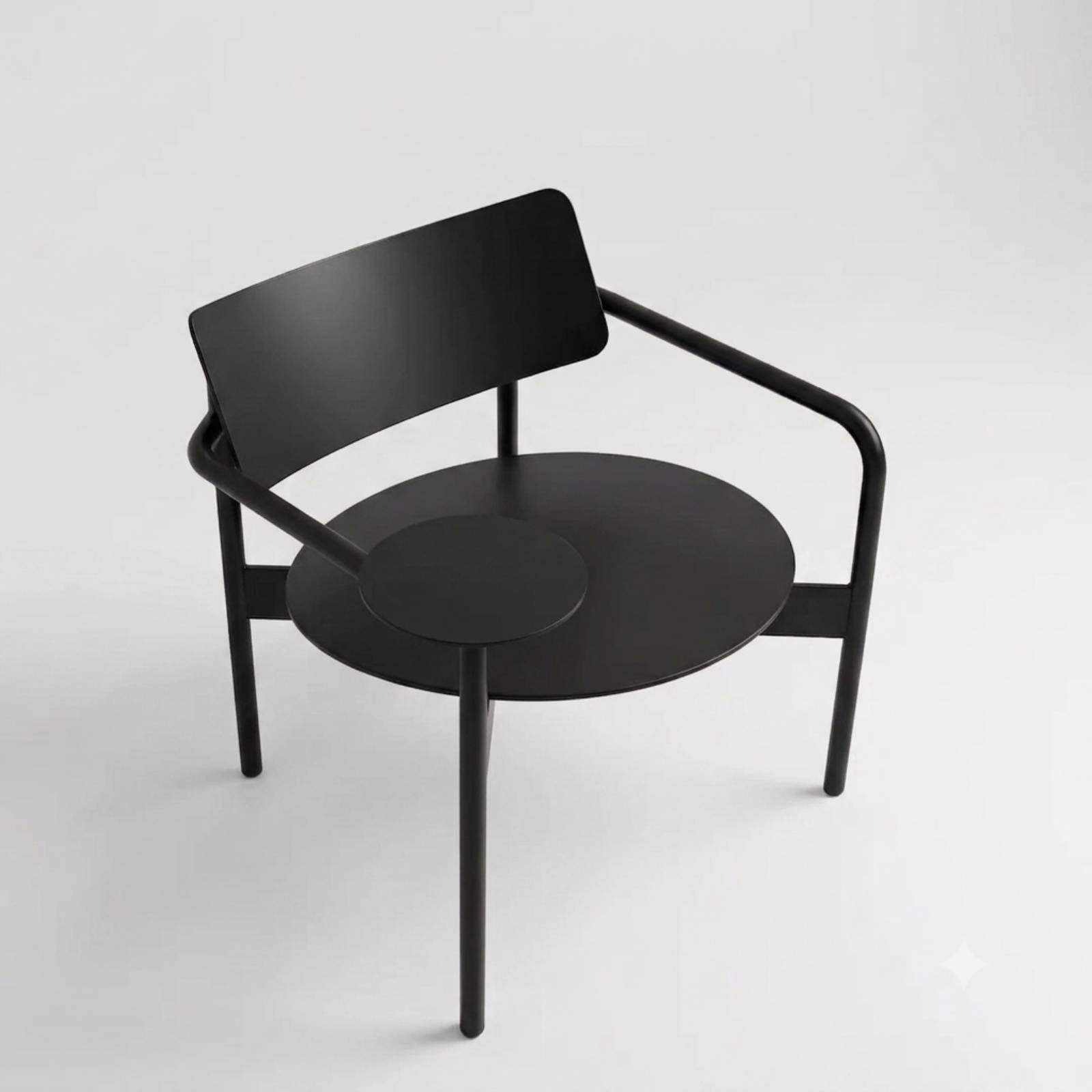 Mono Minimalist Metal Koltuk & Entegre Sehpa