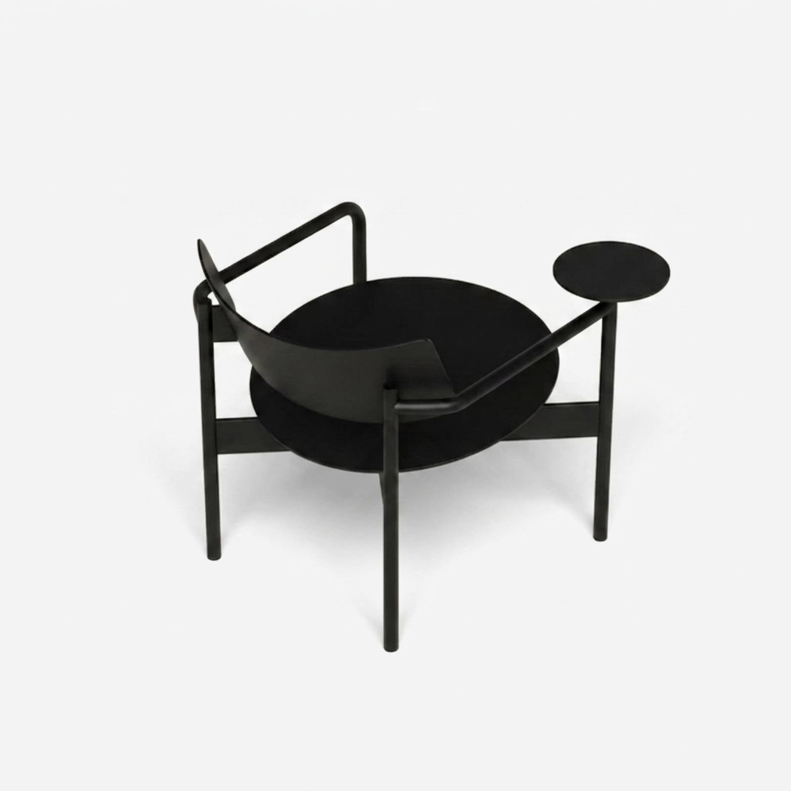Mono Minimalist Metal Koltuk & Entegre Sehpa