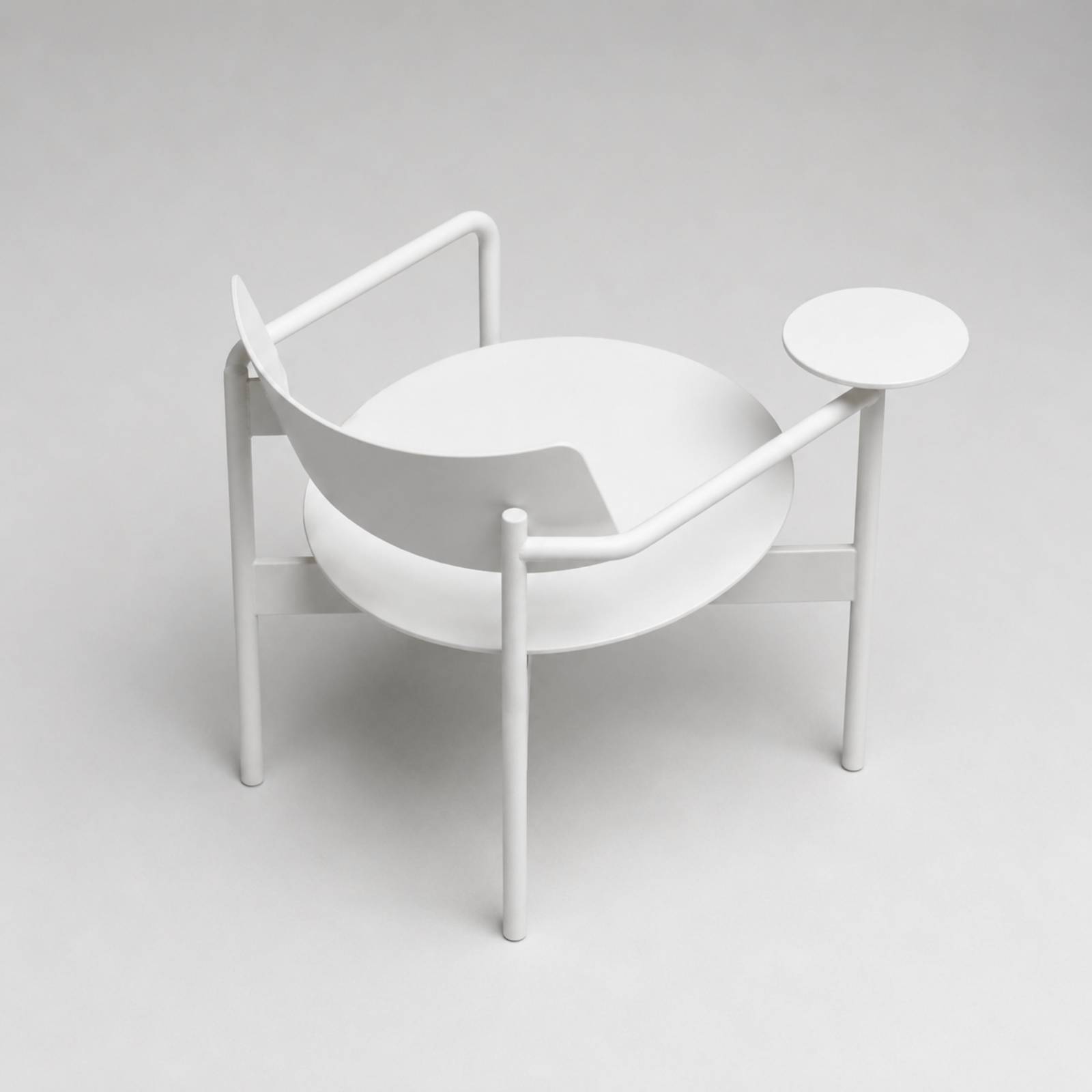 Mono Minimalist Metal Koltuk & Entegre Sehpa