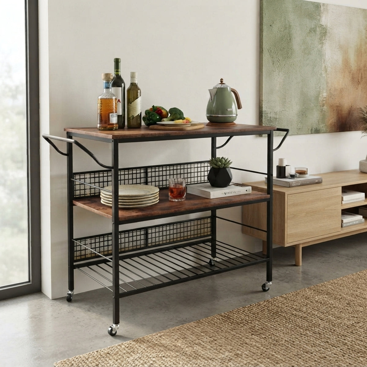 Wing Metal Bar ve Servis Arabası